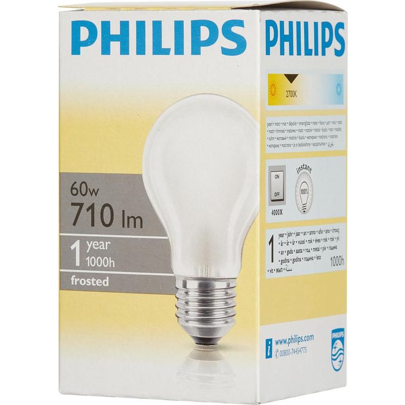 Лампочка 75 ватт. Лампа накаливания Philips a55 60w e27 CL. Лампа 75w/e27 a55 Philips матовая. Лампа Philips стандартная/матовая 60w e27. Лампа накаливания Philips a55 е27 75w fr (матовая.